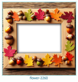 flower photo frame 2260