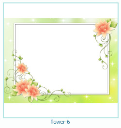 flower year year Photo frame 6